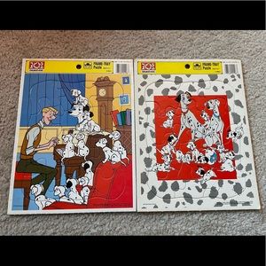 Vintage Golden Frame-Tray Puzzles 101 Dalmatians